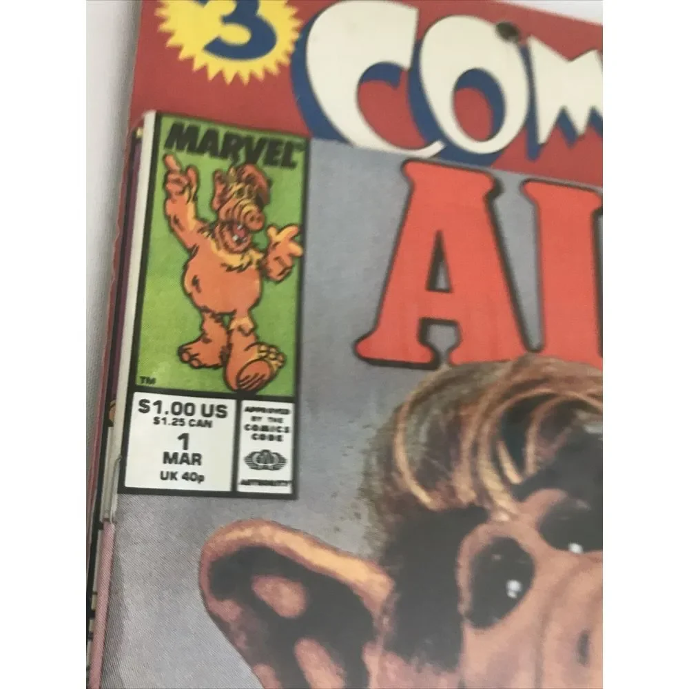 1-3  SEALED 3 PACK ALF  COMIC BOOKS‎ 1988 1 2 3 MARVEL, 1st issue, #1, TV show